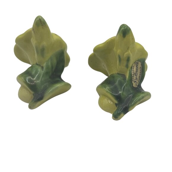 Vintage Sylvans Salt & Pepper Shakers Yellow Flowers Ceramic Collectible - Picture 4 of 6